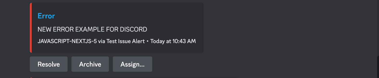 Discord notification